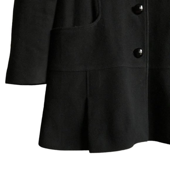 Mackage Wool and Cashmere Coat Size Large Black - Picture 3 of 15